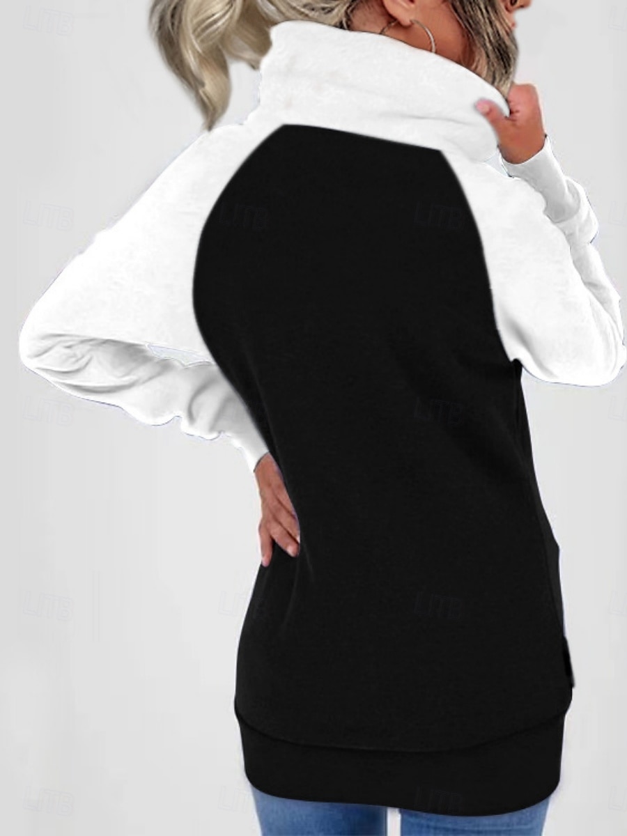 Női Pulóver Hoodie pulóver Színes Alkalmi Hosszú ujj Kapucni Normál felsők Utca Hétköznapi Cipzár Zseb Fehér Rubin Khakizöld Katonai zöld Ősz Tél 2025 - $19.99 –P4