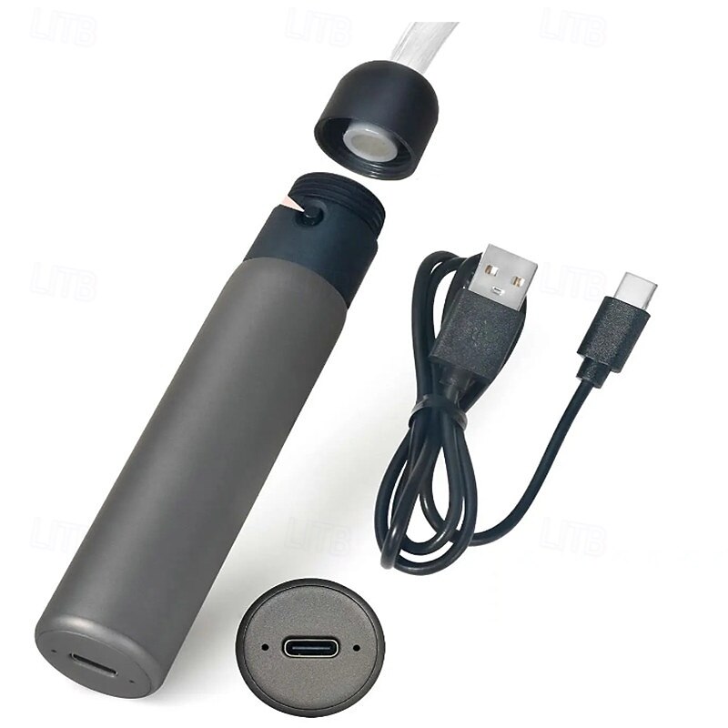 Frusta ottica a LED ricaricabile tramite USB, girevole a 360°, multicolore, discoteca, RGB, danzante, luminosa, scintillante, flusso, stringa del 2025 a $29.99 –P8