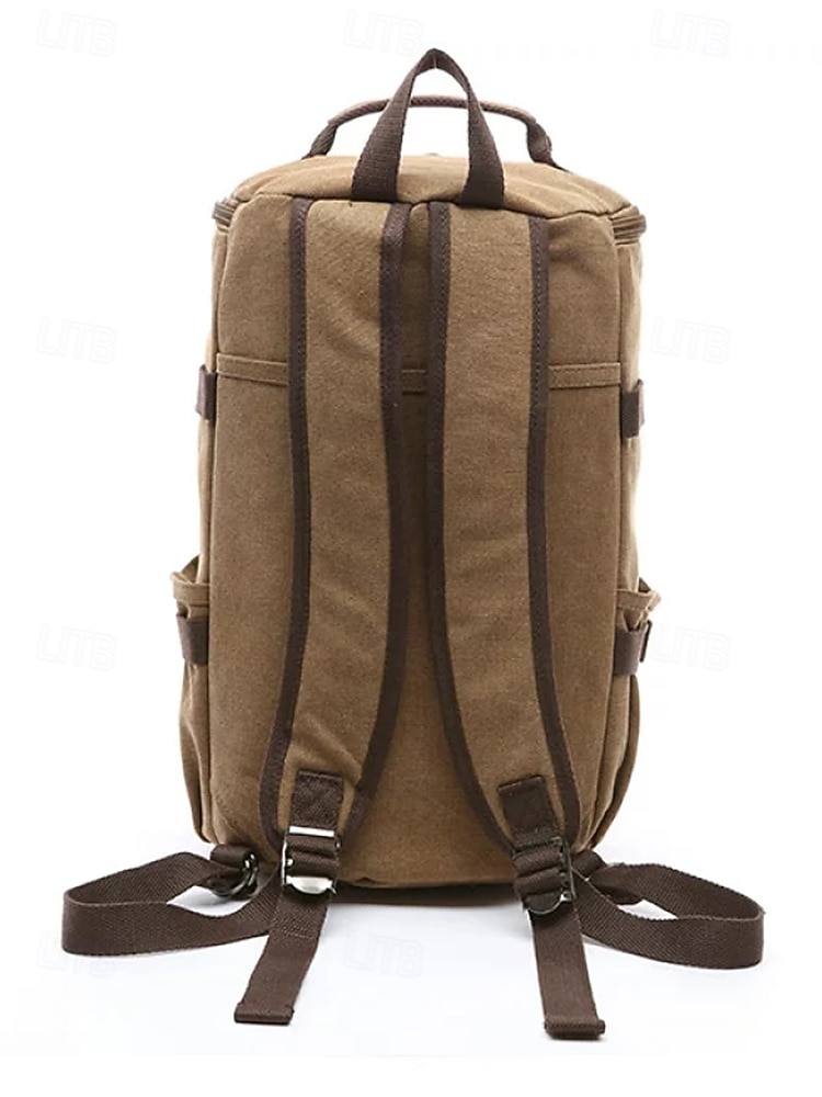 Borsa da viaggio convertibile in tela vintage da uomo, con tracolla, grande capacità, multifunzione, per il ritorno a scuola, gite del fine settimana, palestra e uso all'aperto del 2026 a $59.99 –P8
