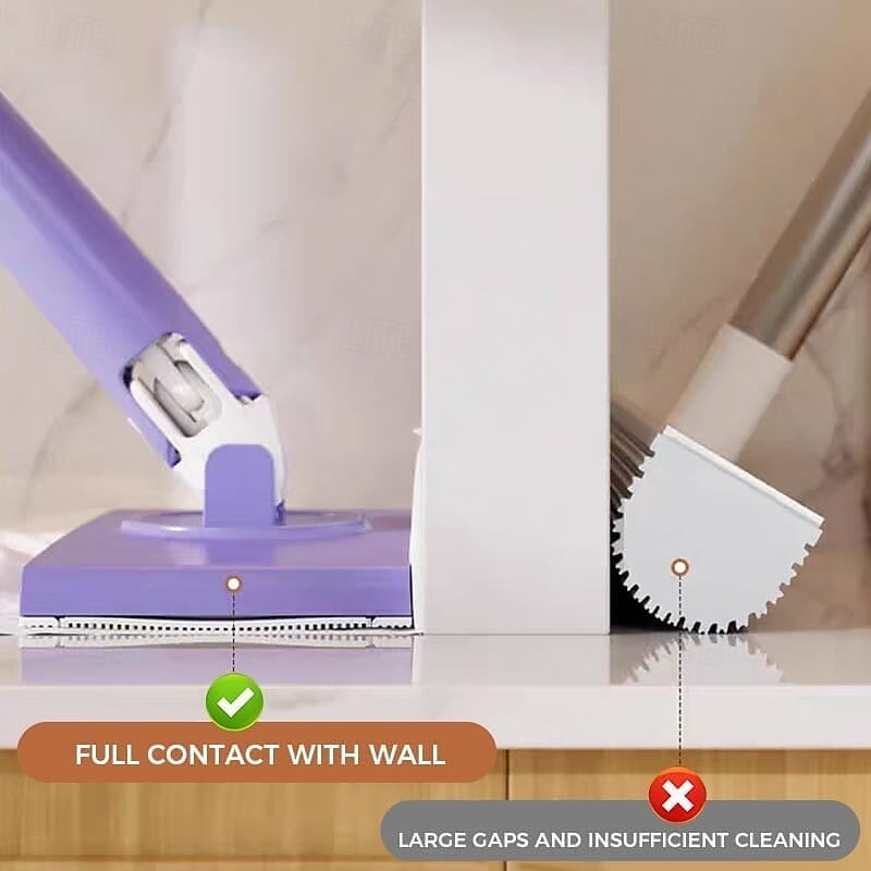 Cloth Changing Mini Mop for Home Use, Flat Lazy Mop with Clamp Design, Mini Cleaning Tool for Face Towels, Wet Wipes and Daily Household Cleaning 2025 - $9.99 –P2