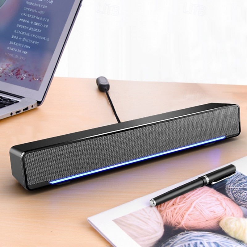 2025年 litbest x7 Bluetoothスピーカー Bluetooth USB ポータブル LEDライト テレビ用ミニスピーカー &パソコン  コレクション – $26.99 –P2