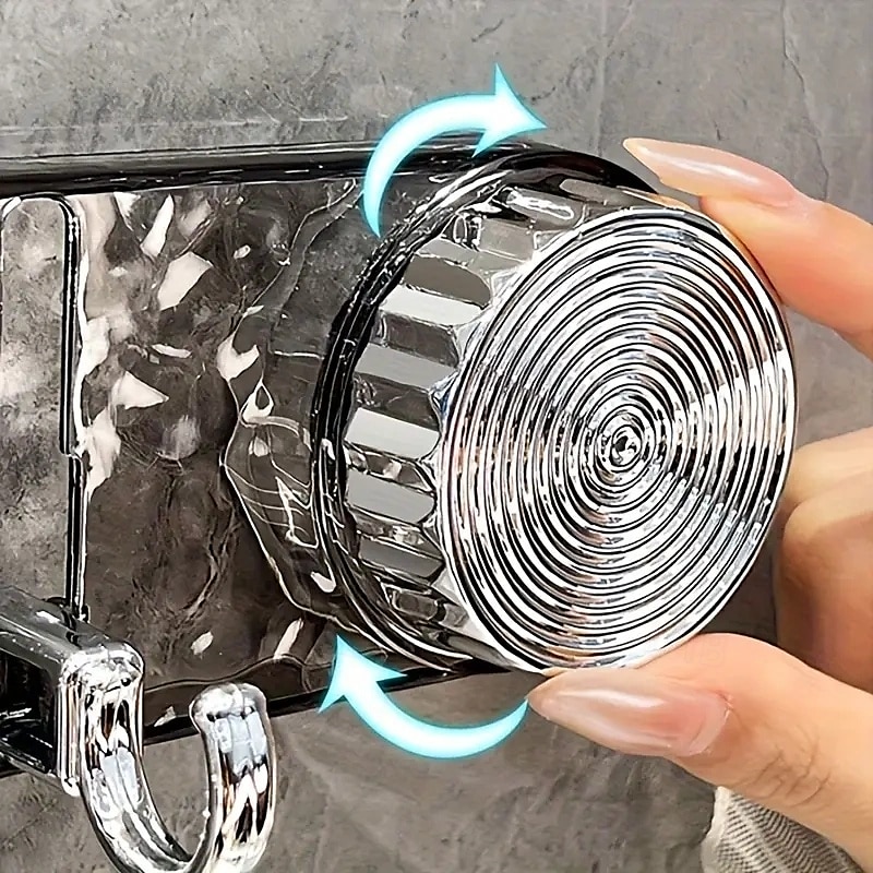 Crochet à ventouse rotatif étanche, sans perçage, peu encombrant, crochet pour serviette de douche, cintres pliables en plastique, idéal pour la salle de bain&amp;organisation de la cuisine de 2025 ? $12.49 –P7