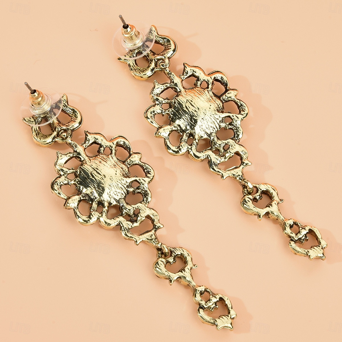 Women's 1920s Gatsby Drop Earrings - Vintage Black Crystal Dangle Earrings with Rhinestones for Roaring Twenties Themed Parties 2025 - $9.99 –P6