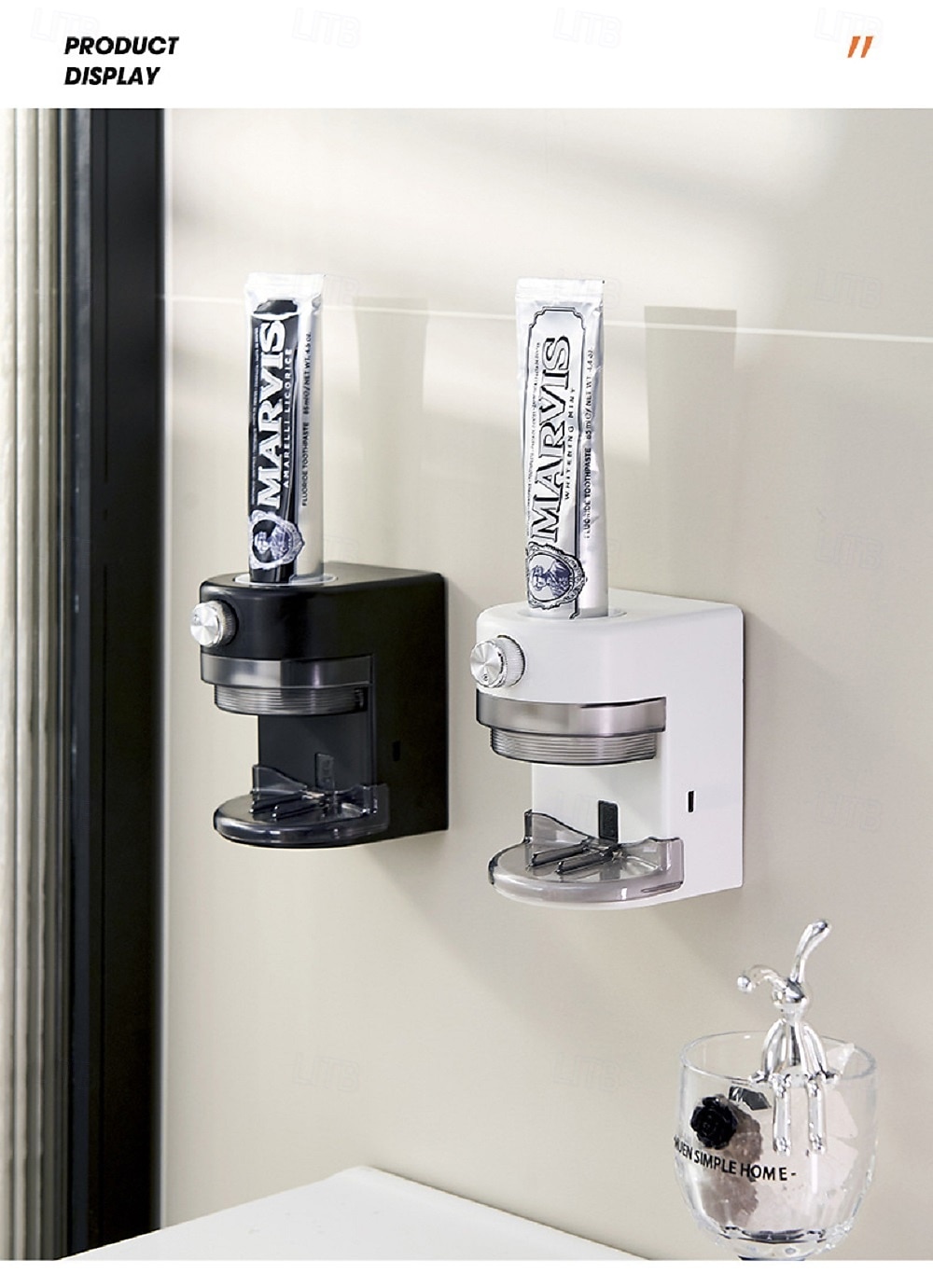 Automatic Toothpaste Dispenser Wall Mounted Electric Toothpaste Squeezer for Kids and Adults for Bathroom 2025 - $31.99 –P12