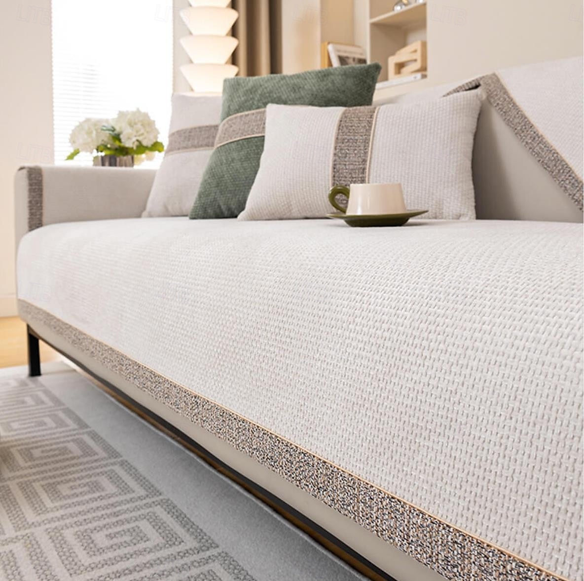 Helårs sofatrekk til hund moderne tweed vevd chenille sklisikkert sofatrekk kjæledyrvennlig 2026 - $19.99 –P15