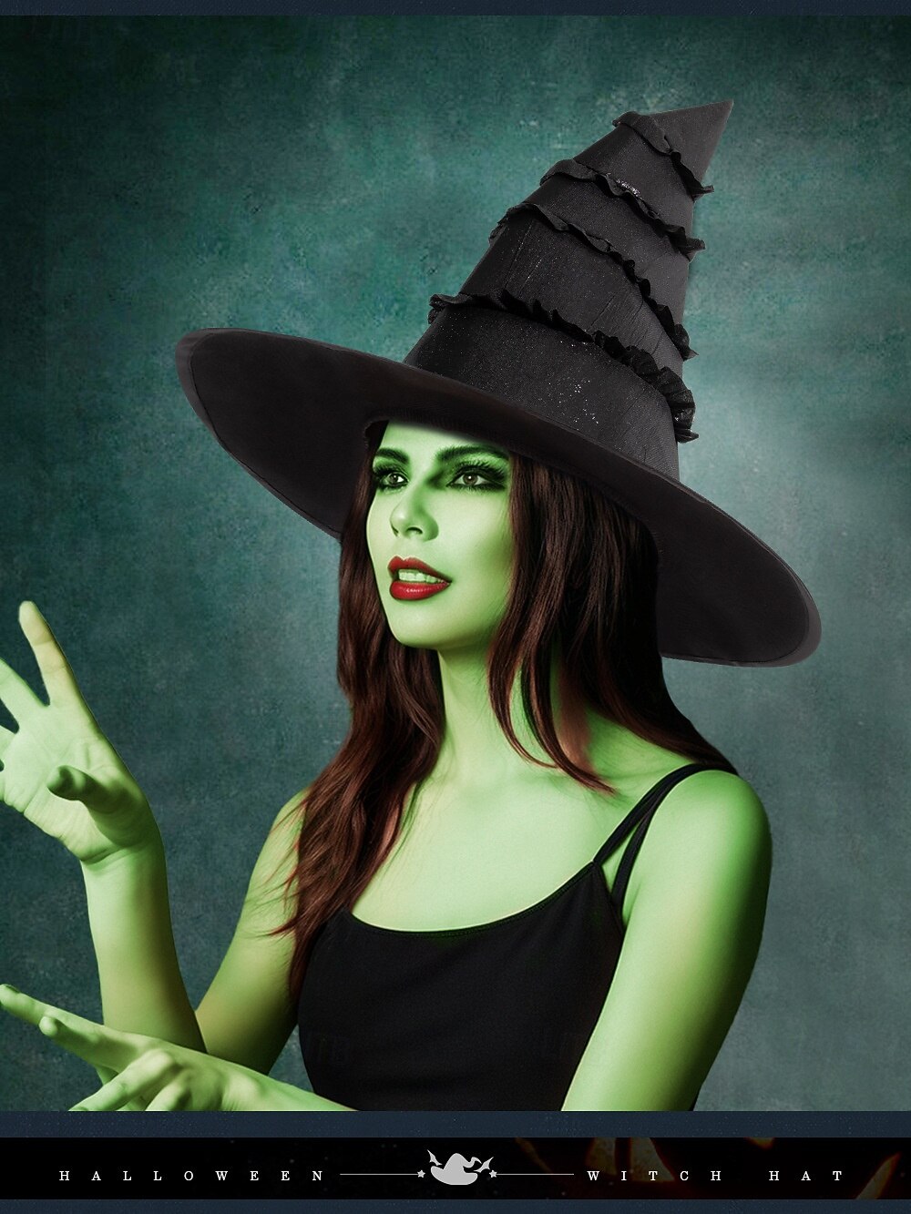 Strega Elphaba Cappello Accessori Adulti Per donna Halloween Carnevale Feste Performance Costumi di Halloween facili Vestirsi del 2026 a $20.99 –P8
