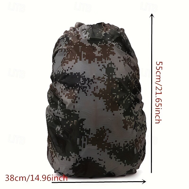 Zaino da esterno portatile e resistente, 1 zaino vivace con copertura, ideale per viaggi, campeggio e accessori sportivi, attrezzatura da campeggio del 2025 a $7.99 –P5