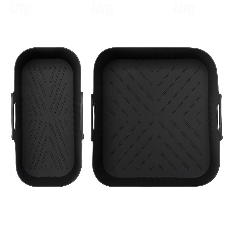 Lot de 2 plaques de cuisson réutilisables en silicone antiadhésives pour friteuse à air, compatibles avec les modèles Philips NA350-3000, avec surface antiadhésive, adaptées aux friteuses à air, aux de 2025 ? $15.49 –P8