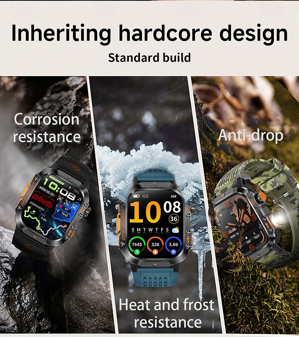 New Imosi GPS Smart Watch 2.01 Ultra HD Display Built-in GPS & Compass Make/Receive Phone Calls Smartwatch 540mAh Battery 3ATM Waterproof 2025 - $51.99 –P8