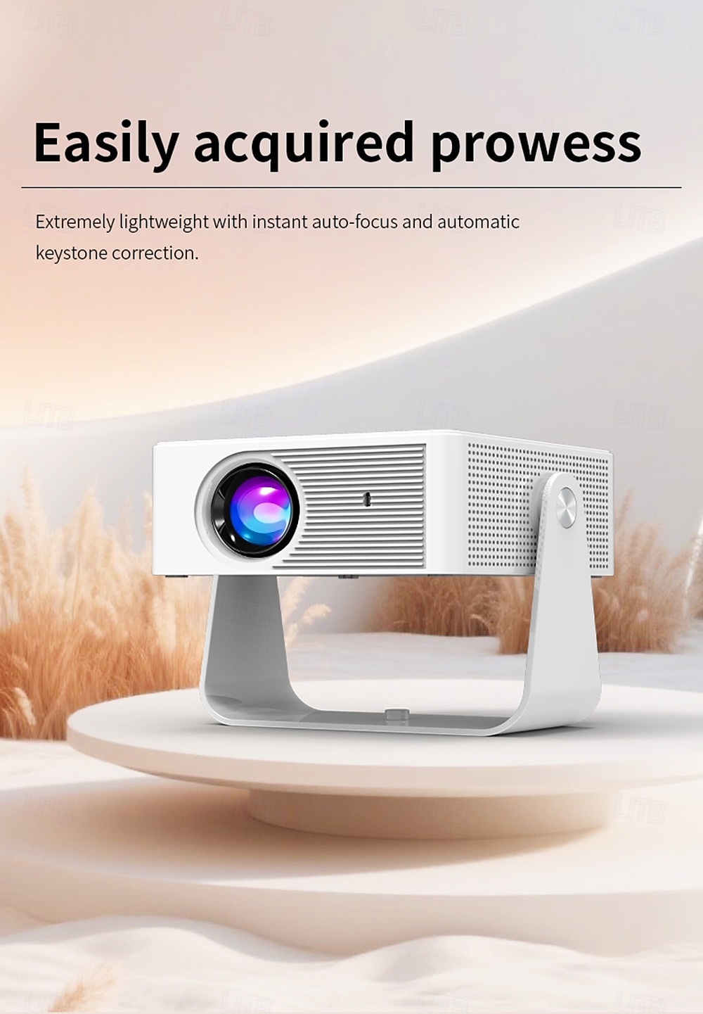 Ultra HD 4k Projector With Native 1080P 150 Lumens Home Theater Smart Android TV Daylight Beam Projectors 5G WIFI New Projecto 2025 - $63.99 –P1