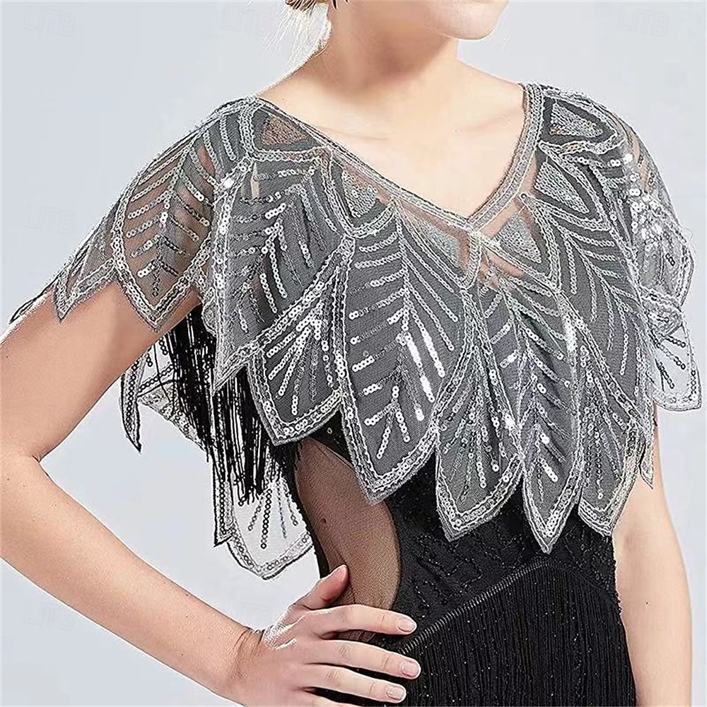 Women's Wrap Elegant Sun Protection Short Sleeve Lace Wedding Wraps With Crystals For Formal Summer 2025 - $25.99 –P7