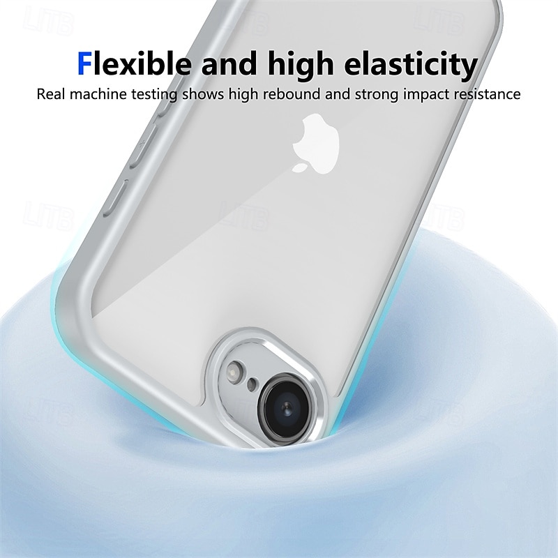 телефон Кейс для Назначение Apple AirTag iPhone 16 Про Макс Плюс iPhone 15 14 Pro Max Plus iPhone 13 Pro Max Кейс на заднюю панель Полупрозрачный Защита от удара ПК 2025 - $11.99 –P2