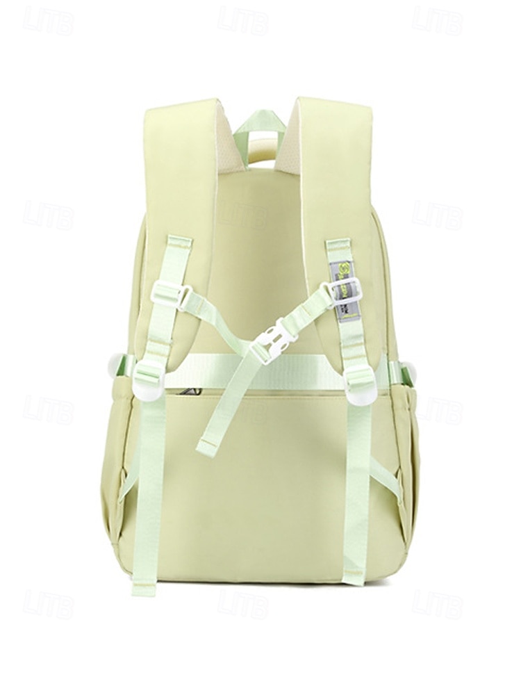 תרמיל גב קל משקל ועמיד למים לילדה עם כיס קדמי שקוף וסיכת ארנב חמודה - תיק נסיעות חמוד לבית הספר, לקולג' ולטיולי סוף שבוע 2026 - $46.99 –P6