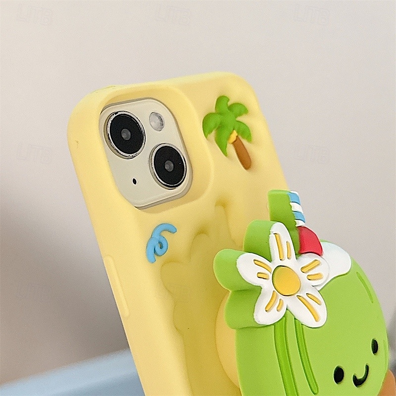 telefono Custodia Per iPhone 16 Pro Max Plus iPhone 15 14 Pro Max Plus iPhone 13 Pro Max Copertura Posteriore Cavalletto Resistente agli urti Fantasia "Cartone 3D" Silicone del 2025 a $12.99 –P5