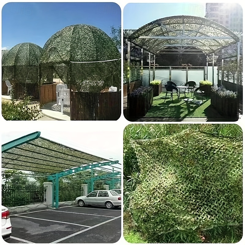 1pc Camouflage Netting Universal Fit Woven Oxford Cloth Greenery Green for Hillside Greening Sun Shade Christmas & Munich Beer Festival Decor 1pc 2025 - $15.49 –P6
