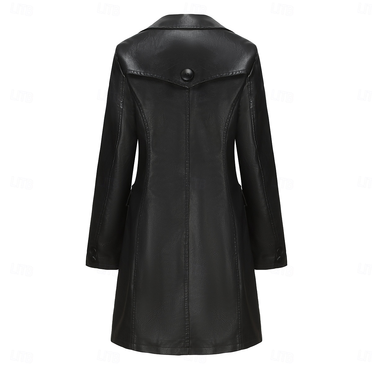 Women's Coat Comfortable Buttons Fashion Street Style Plain Outdoor Casual Daily Long Turndown Regular Fit Long Sleeve Outerwear Black Burgundy Camel Fall Winter 2025 - $57.99 –P20