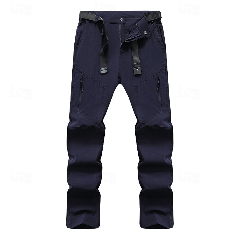 Miesten Reisitaskuhousut Vaellushousut Sadehousut retkeilyyn Fleece-housut Talvi Ulko- Normaali Vedenkestävä Tuulenkestävä Nopea kuivuminen Alaosat Tasku Musta Tumman harmaa Retkeily ja vaellus Juoksu 2025 - $45.99 –P10