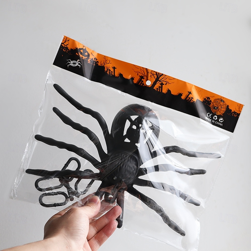 1 kpl halloween-simulaatio iso hämähäkki 7 väriä vaihtava led-valoisa koristevalo sisä- ja ulkotiloihin ravintolahuoneen juhlat kepposet kauhu aavemainen tunnelmavalo 2025 - $6.49 –P1