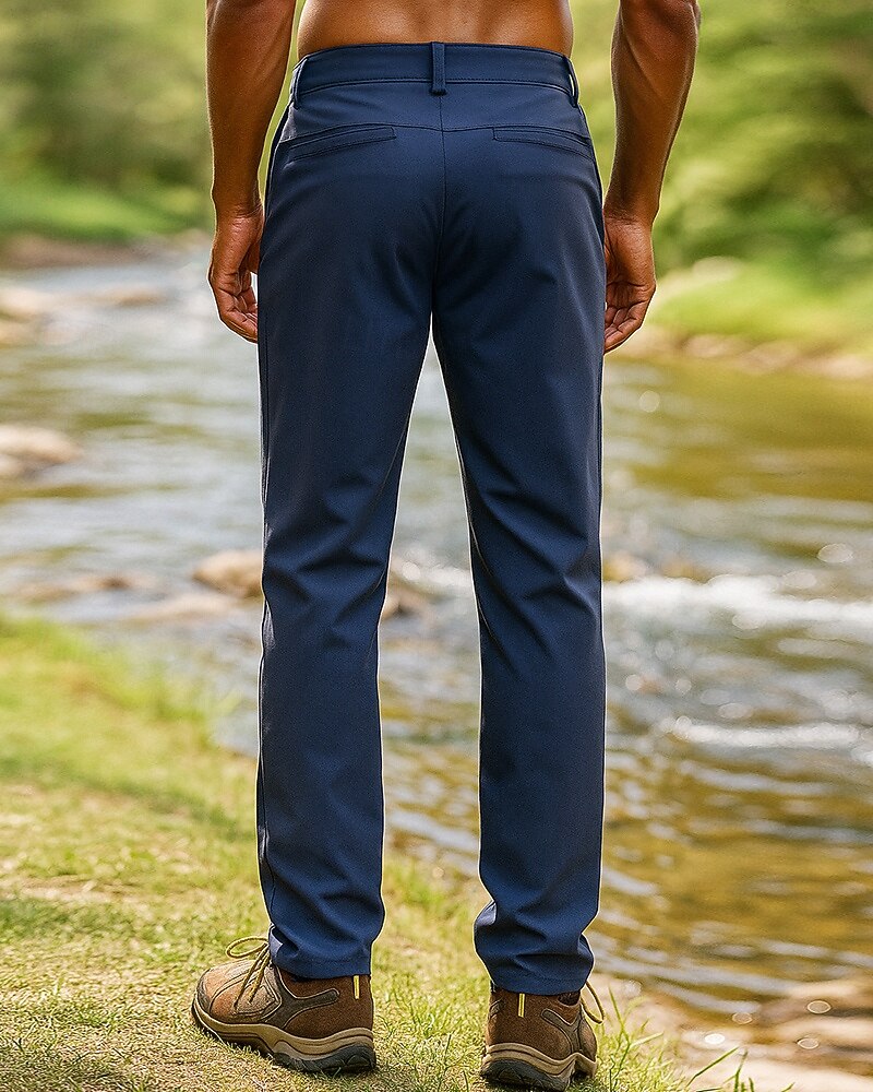 Herren Cargohosen Wanderhosen Regenhose zum Wandern Außen Normale Passform Wasserdicht Winddicht Leicht Unterteile Schwarz Armeegrün Camping / Wandern Laufen S M L XL XXL 2025 - $26.99 –P2