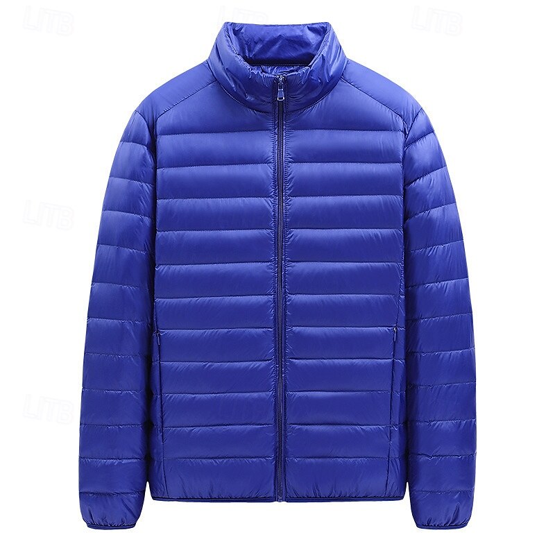 Hombre Chaqueta acolchada Chaqueta de Invierno Al aire libre Térmico Templado Trajes de senderismo Ropa de senderismo Invierno Camiseta Camping / Senderismo / Espeleología Viaje Negro Borgoña Azul 2025 - $45.99 –P5