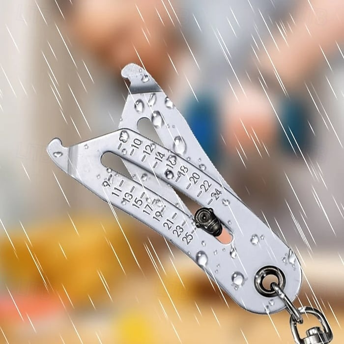 Portable Precise Thread Size Checker Keychain Stainless Steel Thread Identifier Gauge Tool Compact Thread Pitch Measuring Ruler for Screws Bolts Nuts DIY Repair 2025 - $13.99 –P7