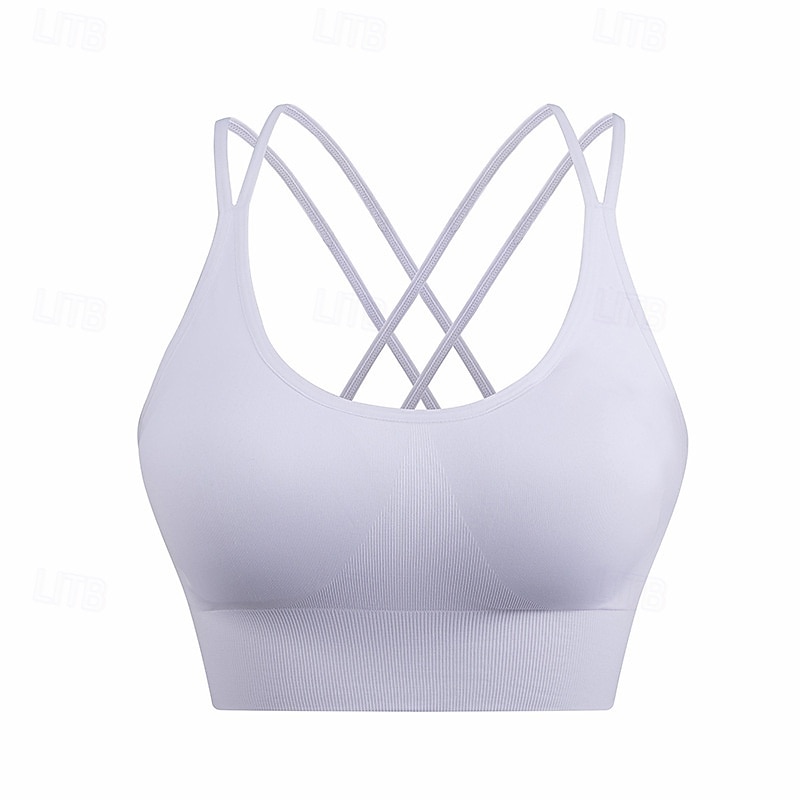 Soutien-gorge Rembourré Haut de Soutien-Gorge Soutien-Gorges de Sport Femmes Soutien-Gorges de Sport ​Brassière Soutien-Gorge Top Réglable Séchage Rapide Léger Entraînement en salle Danse Course Des de 2025 ? $18.99 –P4