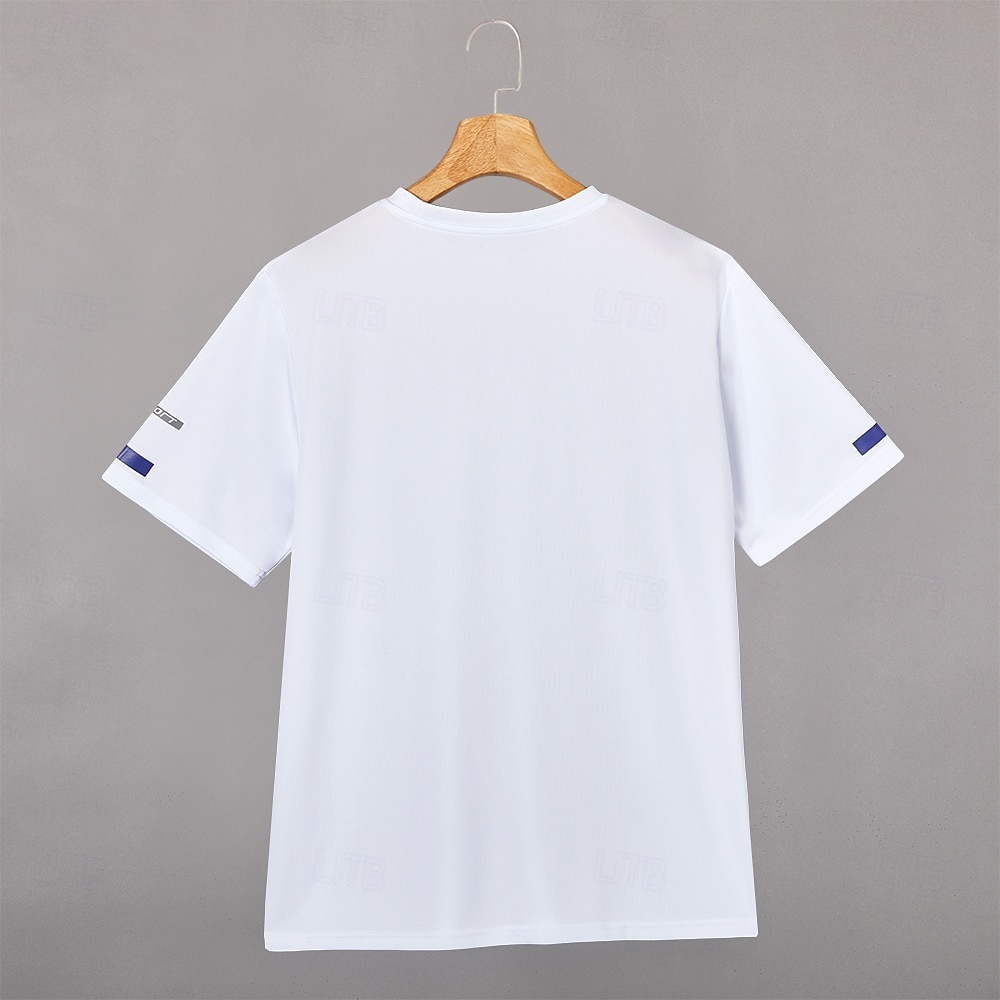 Men's Sport T Shirt Quick Dry  Tee Crew Neck Summer Solid Color Plain Short Sleeves Sports & Outdoors Casual Basic Fitness Casual Daily Dark Grey White Black Top Tee for Men 2025 - $6.49 –P12