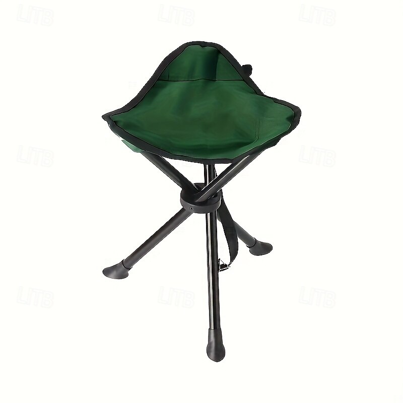 1 sgabello pieghevole da campeggio da viaggio, sedia portatile da esterno, sedia da pesca, adatto per campeggio, pesca, escursionismo, giardinaggio e spiaggia, per dipingere di verde del 2025 a $20.99 –P6