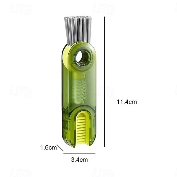 Lot de 3 brosses de nettoyage multifonctions 3 en 1, brosses en forme de U pour le bord et le couvercle des bouteilles d'eau, thermos, biberons, nettoyage des espaces étroits, outil de nettoyage des de 2025 ? $11.49 –P6