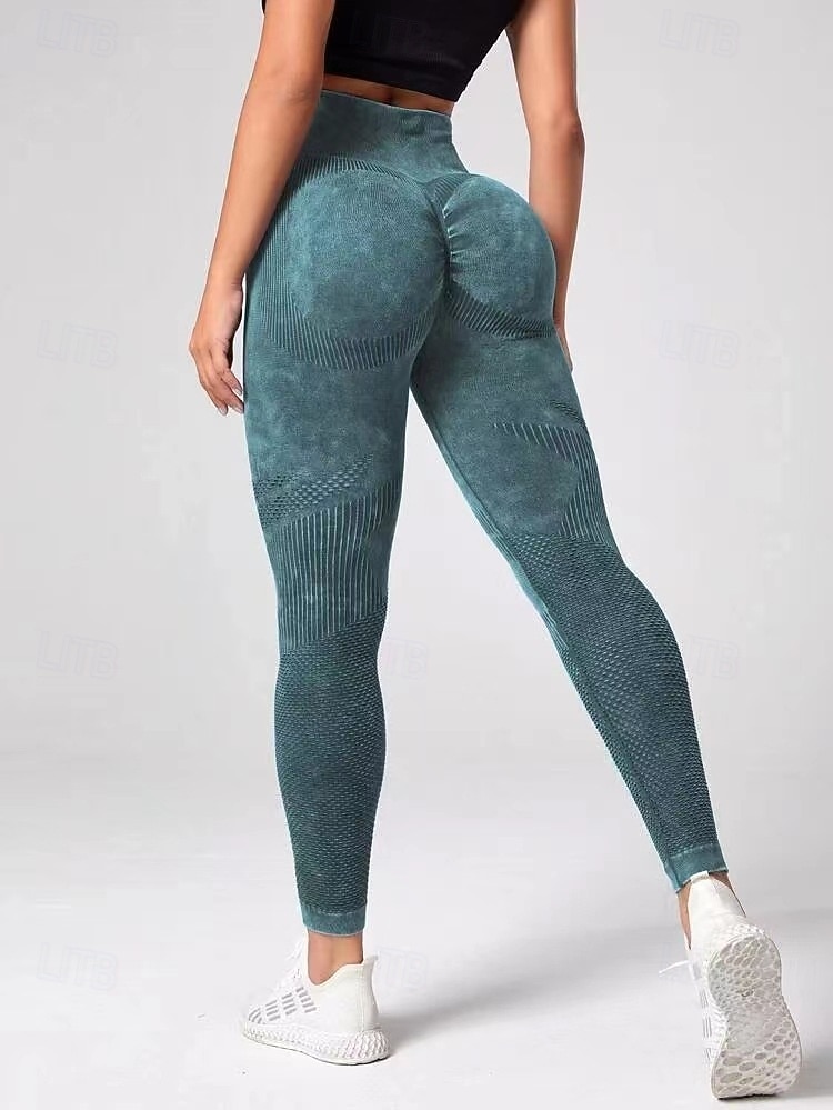 Women's Yoga Pants Yoga Leggings High Waist Pilates Gym Workout Workout Tights Graphic Black Army Green Khaki Sports Activewear Stretchy Slim 2026 - $23.99 –P6