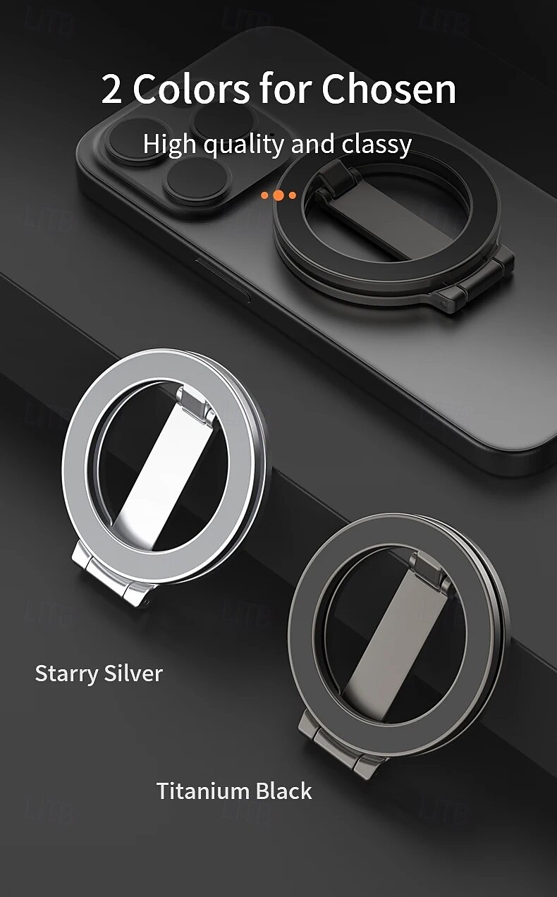 Mobile Phone Strong Magnetic Holder for Magsafe 360 Degree Rotation Double Sided Magnet Stand Foldable Bracket for iPhone Xiaomi 2025 - $16.99 –P3
