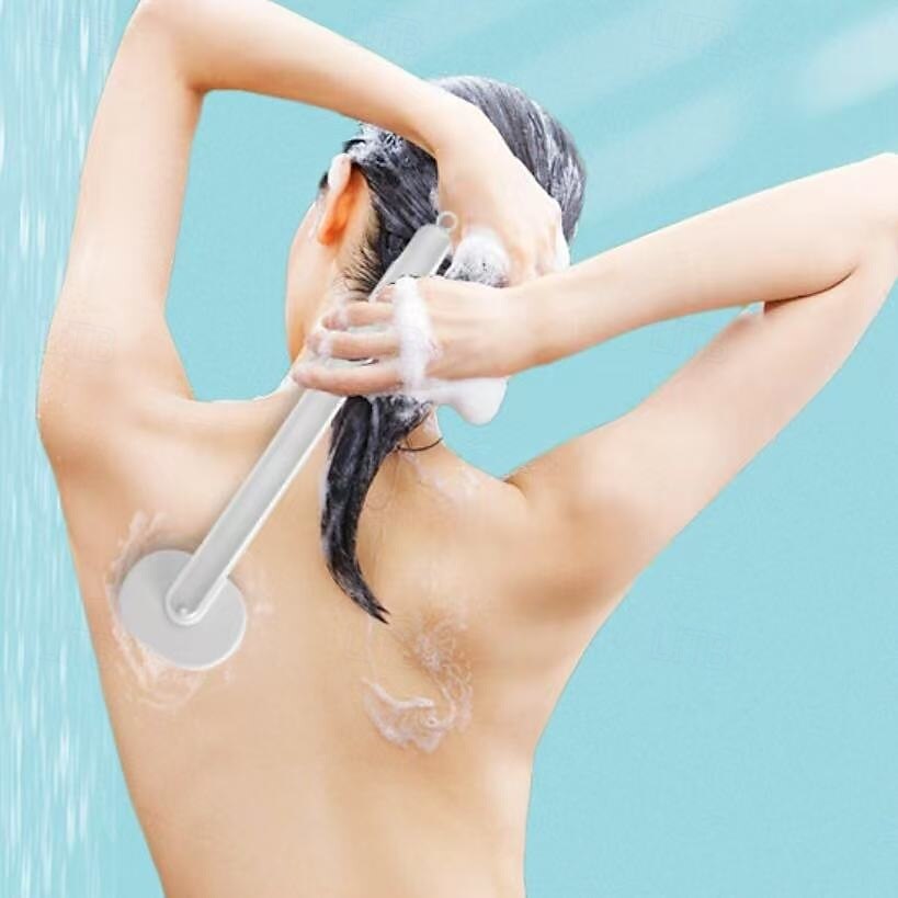 2 db-os hosszú nyelű kádmasszázs tisztítókefe – puha sörtéjű, japán stílusú háttisztító kefe iszapfürdőhöz &bőrvédő, tartós és biztonságos fürdőszobai kiegészítő 2026 - $15.99 –P5