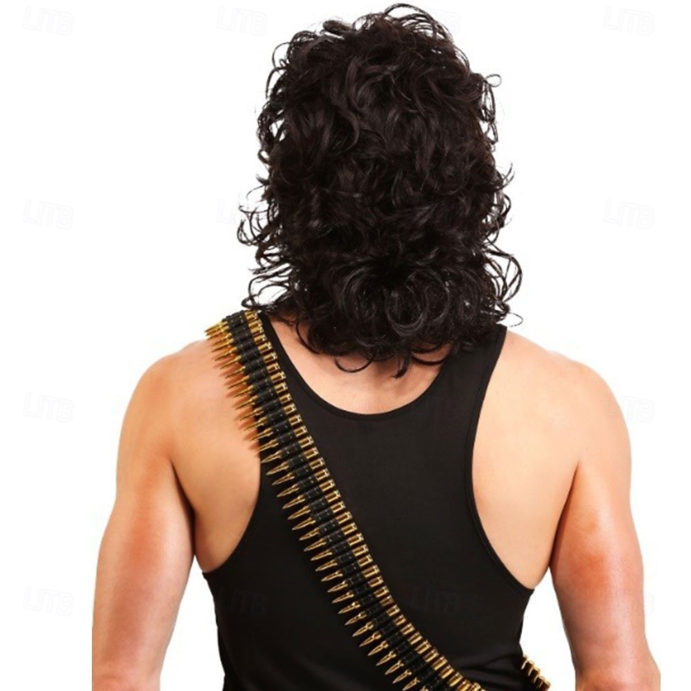 Cosplay-peruukit Tummanruskea Kihara Synteettiset hiukset Lyhyt Peruukit Miehet Peruukit Juhliin 2026 - $24.99 –P3