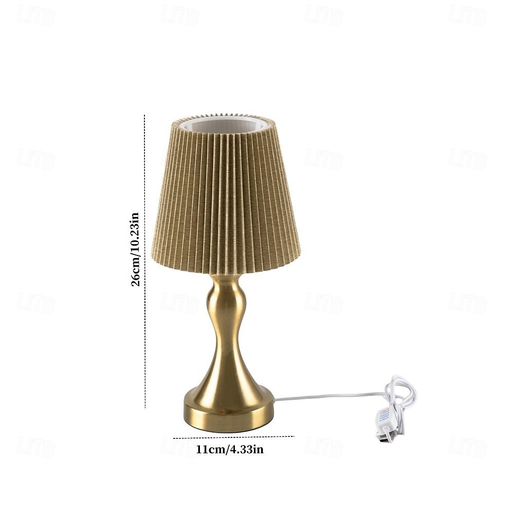 Lampe de lecture décorative moderne contemporaine alimentée par USB pour intérieur en métal de 2025 ? $21.99 –P10