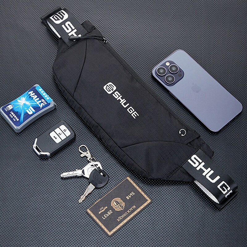 Bolsa de cintura Riñonera para correr Riñonera deportiva para Maratón Correr Corriendo Bolsas de Deporte Ligero Antirrobo Resistente al Agua Con compartimentos Nailon Hombre Mujer Bolsa para correr 2025 - $11.49 –P8