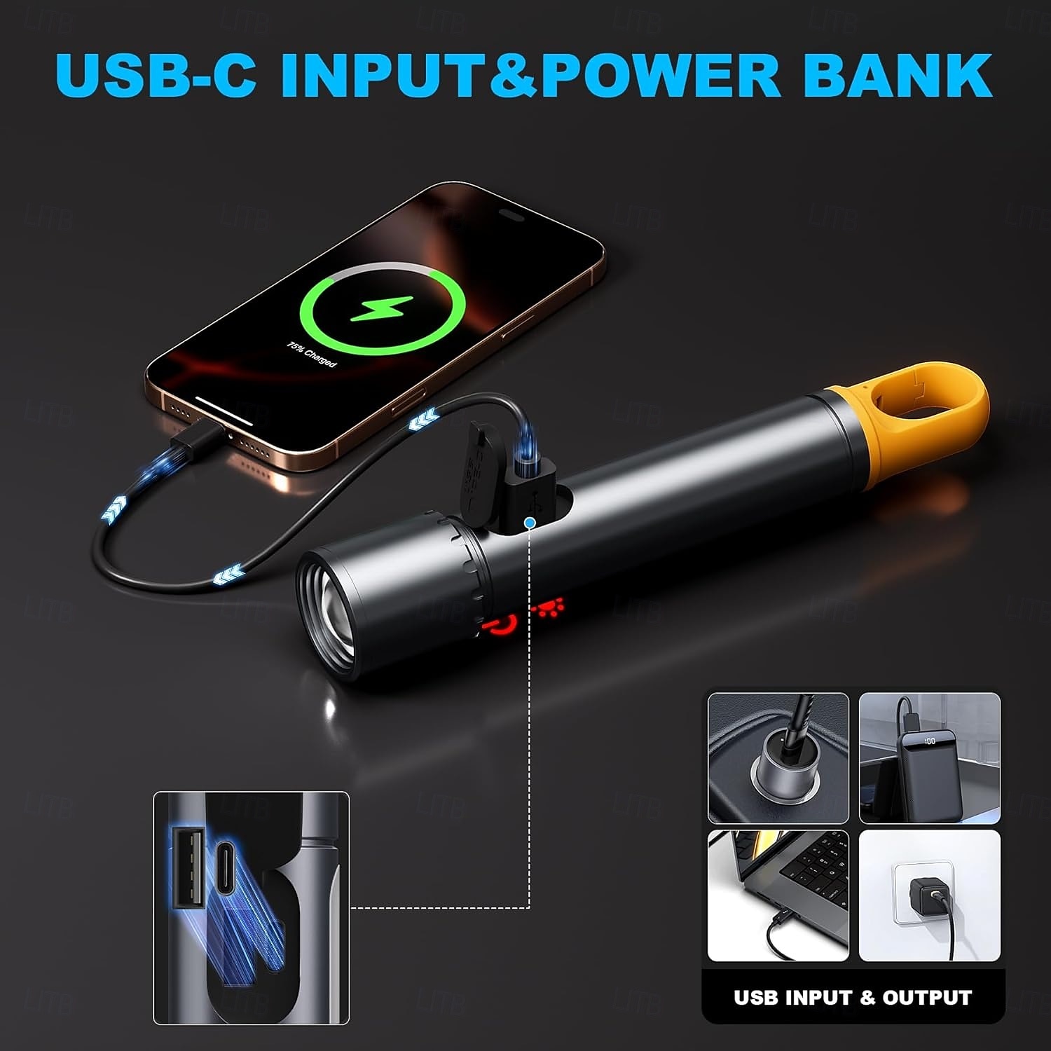 autodetaillamp oplaadbaar, lakcorrectie-inspectielamp met magnetische voet &haak, handzame led-werklamp voor autodetailing, kleurmatching &reparaties 2025 - $19.99 –P6