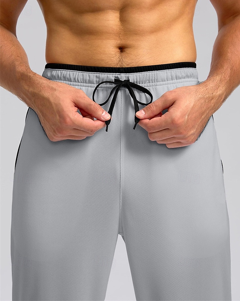 Per uomo Pantaloni da tuta Pantaloni Pantaloni della tuta a gamba dritta Tasca Elastico in vita Coulisse Blocco di colori Comodità Sport all'Aperto Quotidiano Moda Casual Nero 1 # Nero Micro-elastico del 2026 a $24.99 –P15