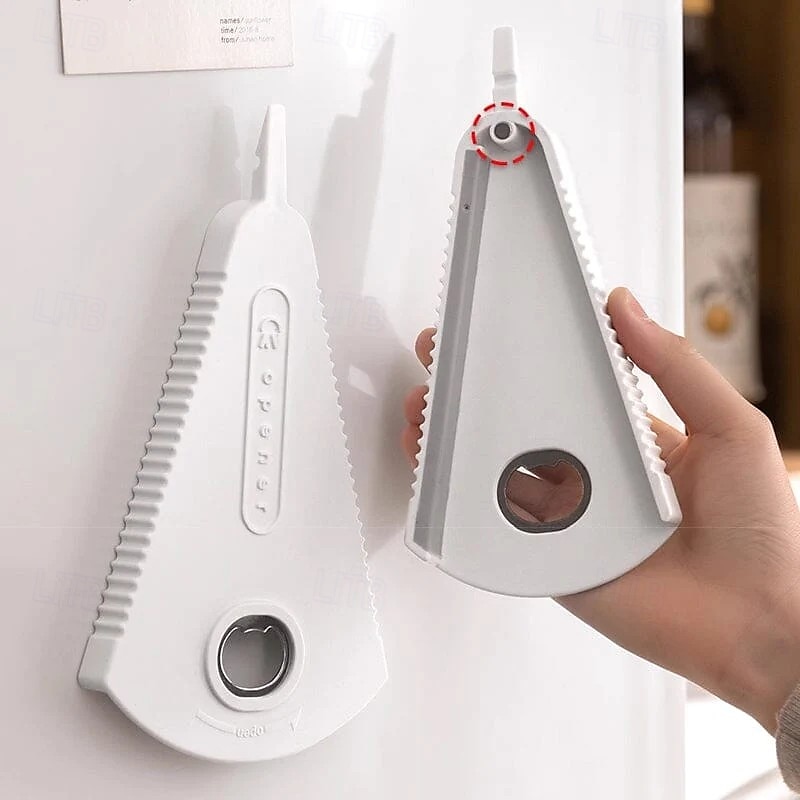 Abridor de potes multifuncional com 2 unidades – abridor de garrafas manual universal &removedor de tampa de lata com design magnético, abridor de tampa de fácil remoção para uso na cozinha de 2025 por $15.99 –P3