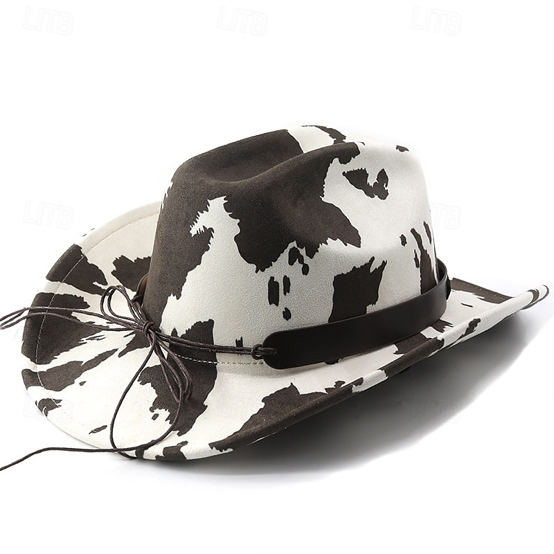 Cappello da cowboy retrò in denim con tesa larga, 1 pezzo, cinturino in omaggio, resistente alla deformazione, adatto per attività all'aperto del 2025 a $51.99 –P3