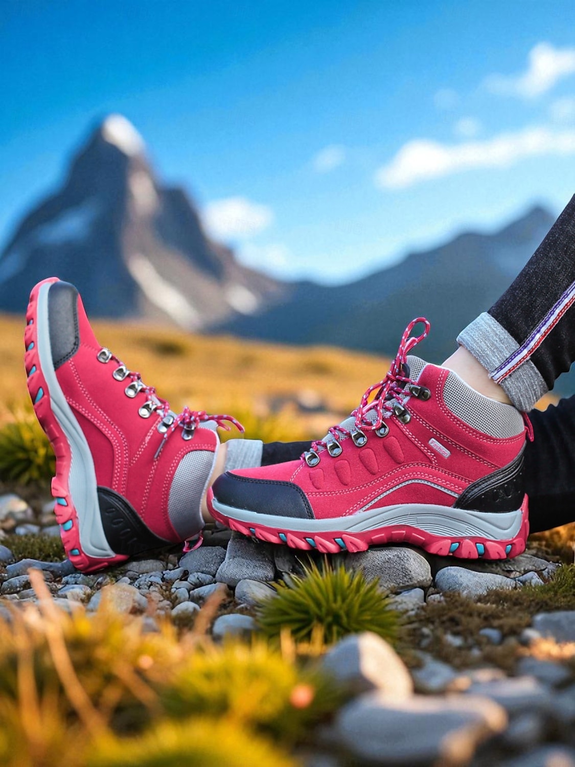 scarponi da trekking impermeabili da donna – scarpe da trekking resistenti e antiscivolo per campeggio, arrampicata e camminate a lunga distanza del 2026 a $54.99 –P6