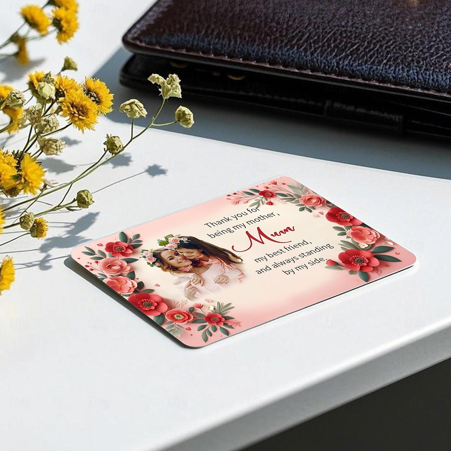 2025年 パーソナライズされた写真入りウォレットカード、お母さんへのカスタムギフト、女性用ウォレット用のカスタムデコレーションカード、お母さん、おばあちゃん、大切な人への母の日ギフトに最適  コレクション – $6.49 –P6