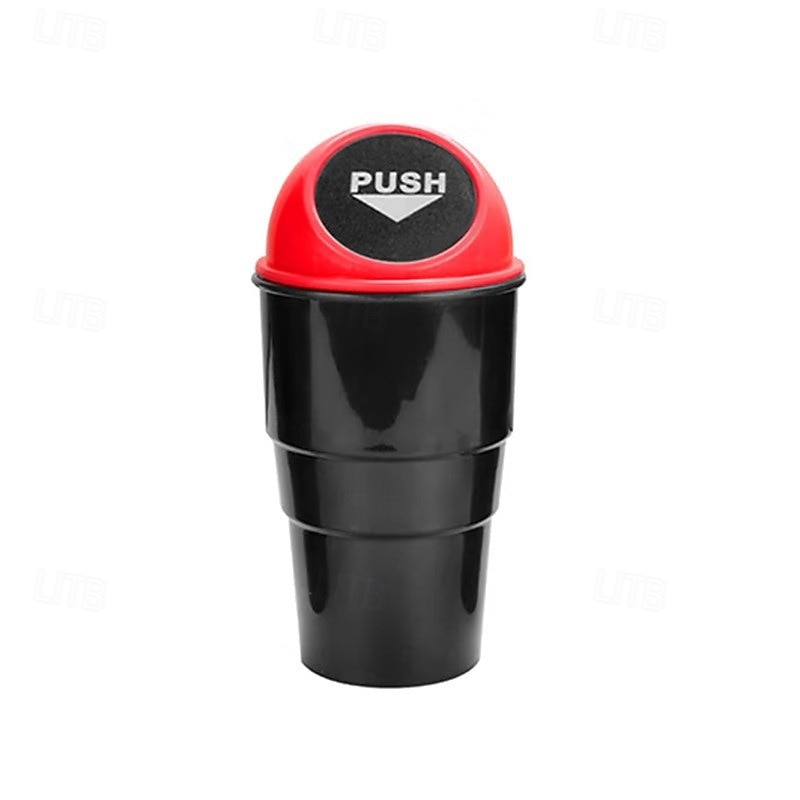 Mini cestino per rifiuti automatico con coperchio, portabicchieri impermeabile, contenitore per rifiuti da bracciolo, contenitore multifunzionale in plastica per l'interno del veicolo. del 2025 a $6.49 –P10