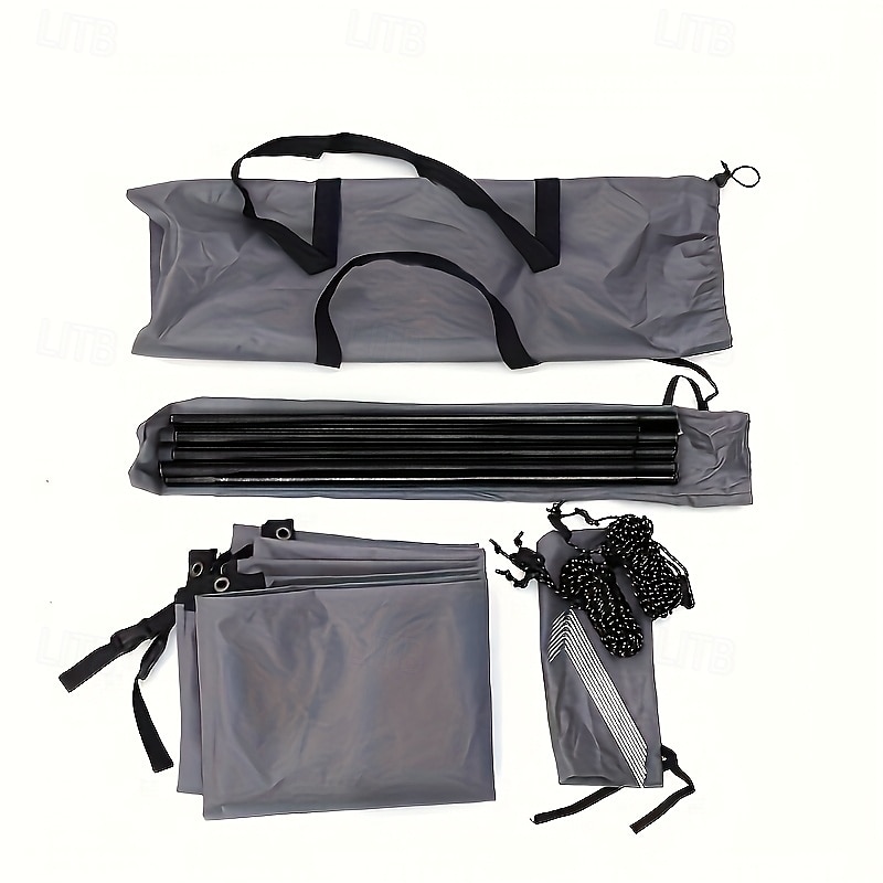 um conjunto de tendas de acampamento ao ar livre com guarda-sóis laterais adequados para SUVs disponíveis em quatro cores com função de proteção UV, perfeitos como presentes de Natal de 2025 por $85.99 –P10