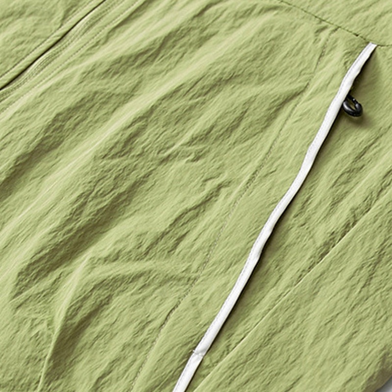 Herren Leichte Jacke Outdoorjacke Hautjacke Freizeitjacke Urlaub Täglich UPF50+ Windjacke Tasche Sommer Frühling Einfach Mode Klassisch Mit Kapuze Regulär Schwarz Elfenbein Hellgrün Orange Grün Jacken 2026 - $34.99 –P5