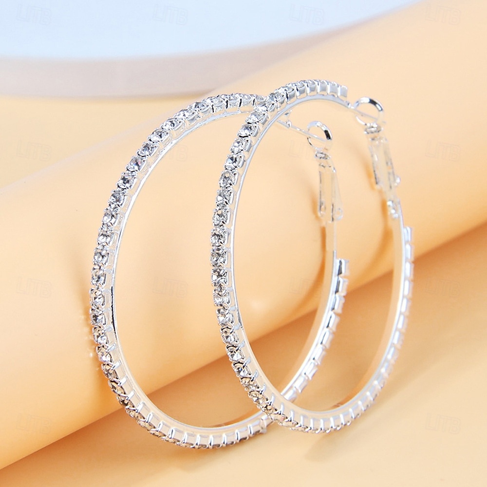 orecchini classici orecchini felici gioielli in argento per matrimonio San Valentino festa fidanzamento ballo di fine anno del 2025 a $19.99 –P5