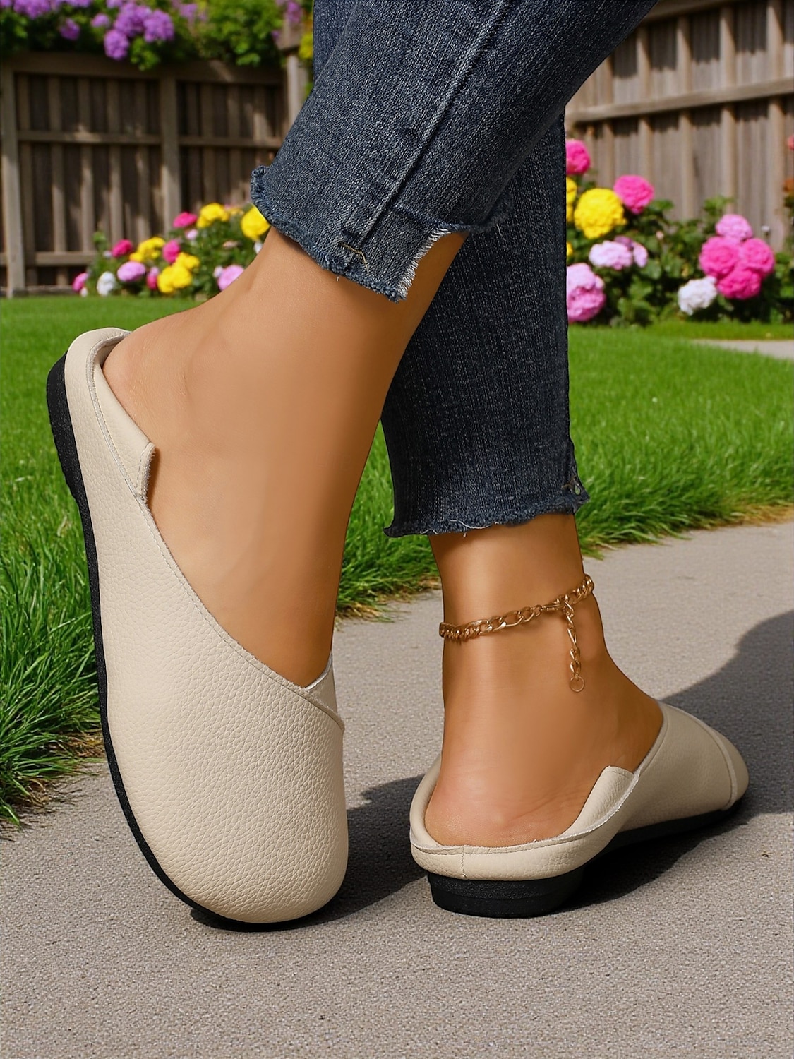 ballerine comode da donna in similpelle a piedi nudi – scarpe larghe e minimaliste da infilare per passeggiate informali, abbigliamento quotidiano e viaggi del 2026 a $19.99 –P6