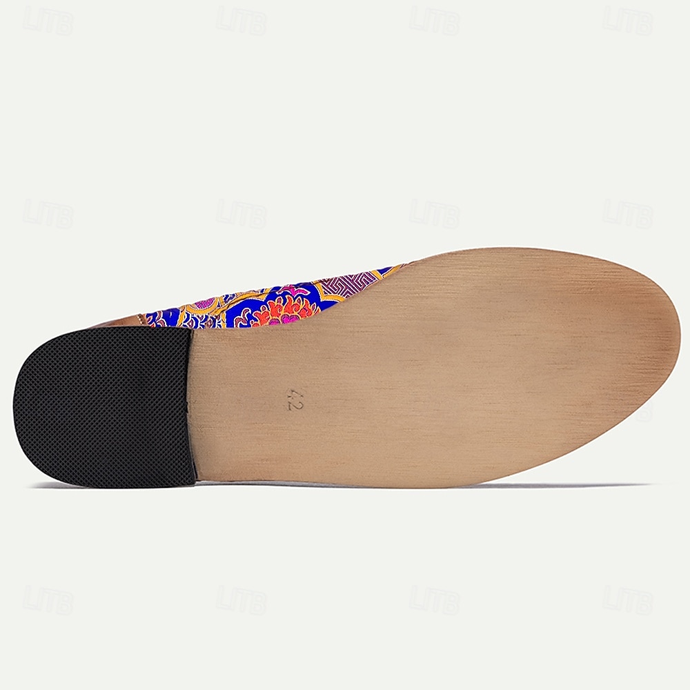 Botas masculinas coloridas de tecido jacquard com cadarço e mandala – botins de estilo étnico artístico para viagens, looks casuais e eventos culturais de 2025 por $54.99 –P5