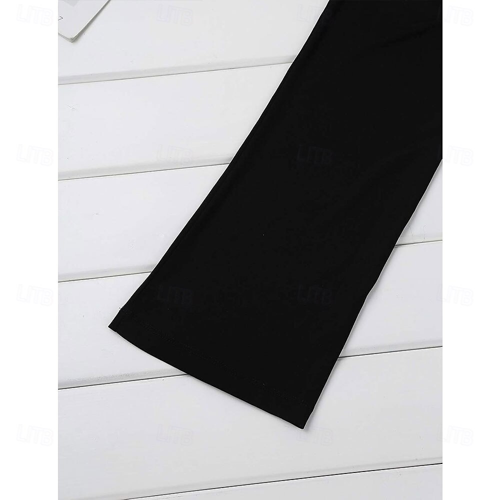 Jungen Mädchen Basic Latein Jazz Tanzhose Stretch Bootcut Hose Modern Ballroom Dancewear 2025 - $26.99 –P5