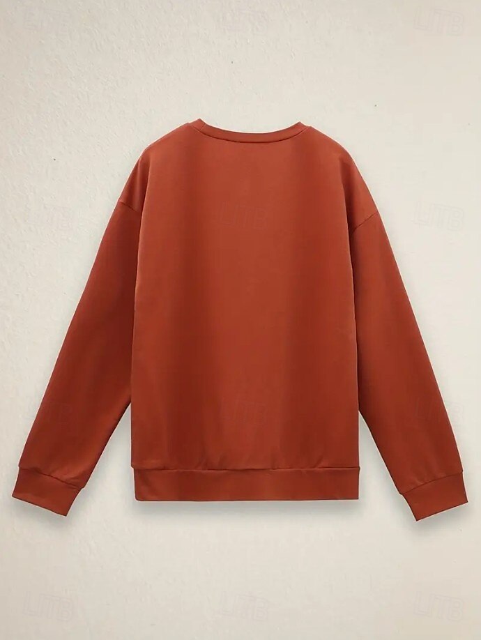 Femmes Sweatshirt Pull Graphique Crâne Sorcière Mode Occasionnel manche longue Col ras du cou Col rond Hauts Réguliers Rue Tenue Quotidienne Occasionnel Imprimé Vert herbe Noir Blanche Bleu Orange de 2025 ? $24.99 –P2