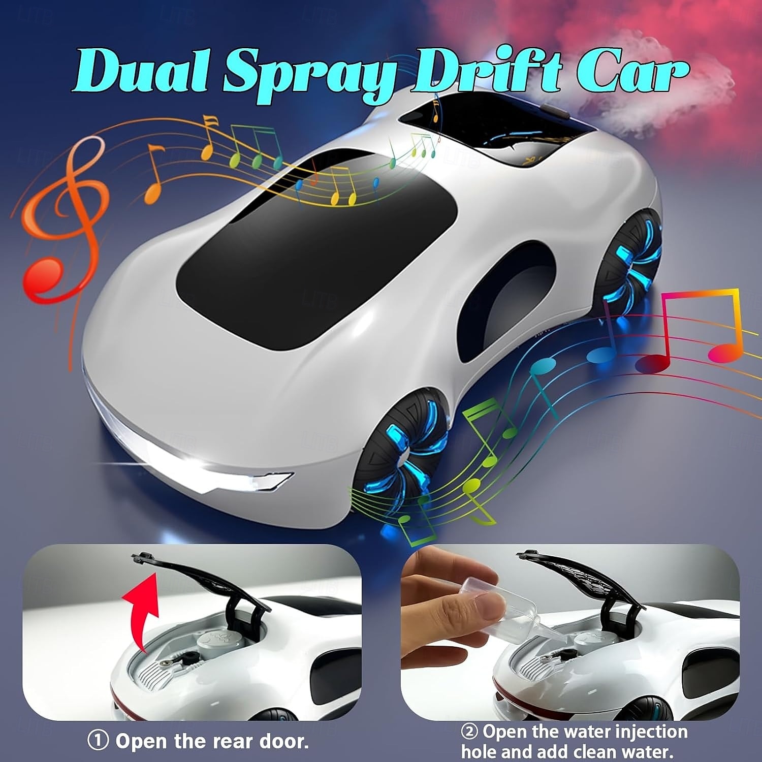 RC driftovací auto, auta na dálkové ovládání pro dospělé 1/14 2,4 GHz, driftovací auto s gesty, kaskadérská auta, RC auta s dvojitým sprejem, RC driftovací auto, vysokorychlostní driftovací auta na 2025 - $39.99 –P5
